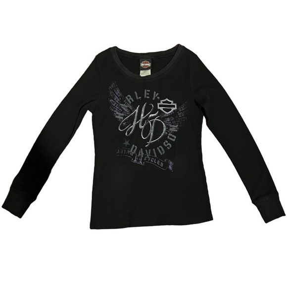 Tops - Harley Davidson Women’s Thermal Long Sleeve Size: Small.